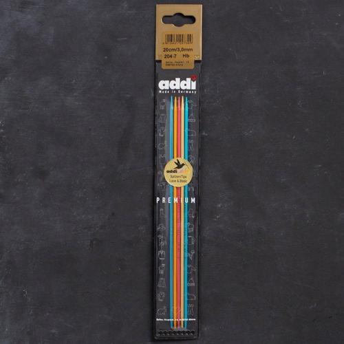 Addi Colibri 3mm 20cm Renkli Çorap Şişi - 204-7