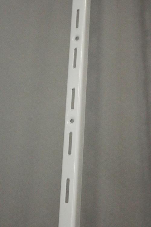 4 Adet 200 Cm Beyaz Tek Sıra Delikli Raf Dikme Destek Profili - Raf Direği