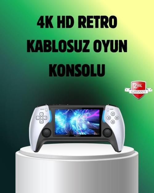 Şarjlı 4 Saat Oyun Süreli TV Bağlantılı Retro Oyun Konsolu