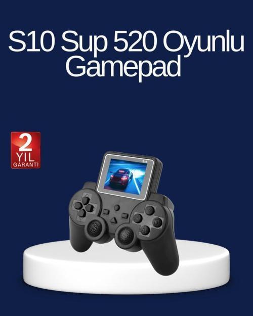 2025 S10 Gamepad 520 Klasik Retro Oyunlu TV Bağlantılı A Kalite Orijinal
