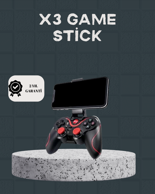 Bluetooth Kablosuz Oyun Kumandası – Android, iOS, PC Uyumlu