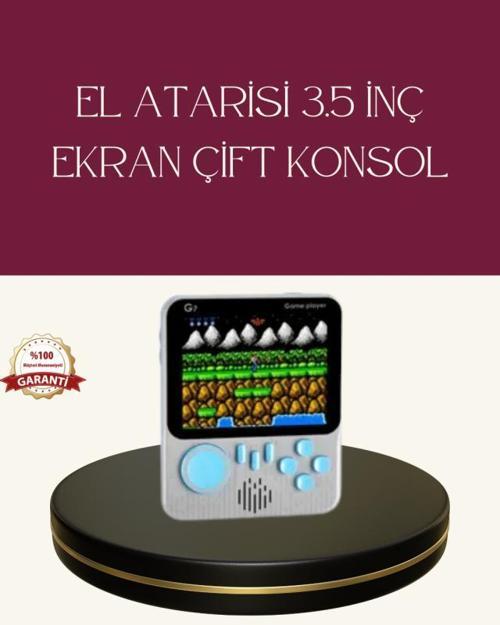 Şarjlı 3.5 İnç Retro Oyun Konsolu