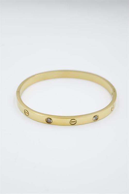 CRT Model Taşlı Bilezik - Altın