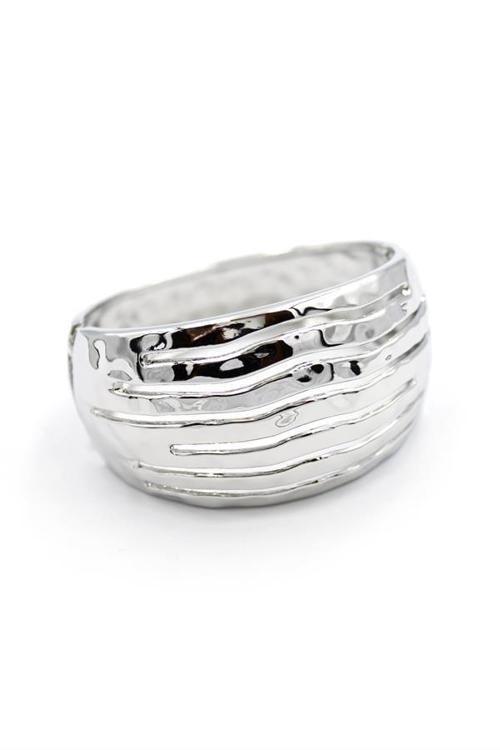 Kelepçe Bilezik - Gümüş