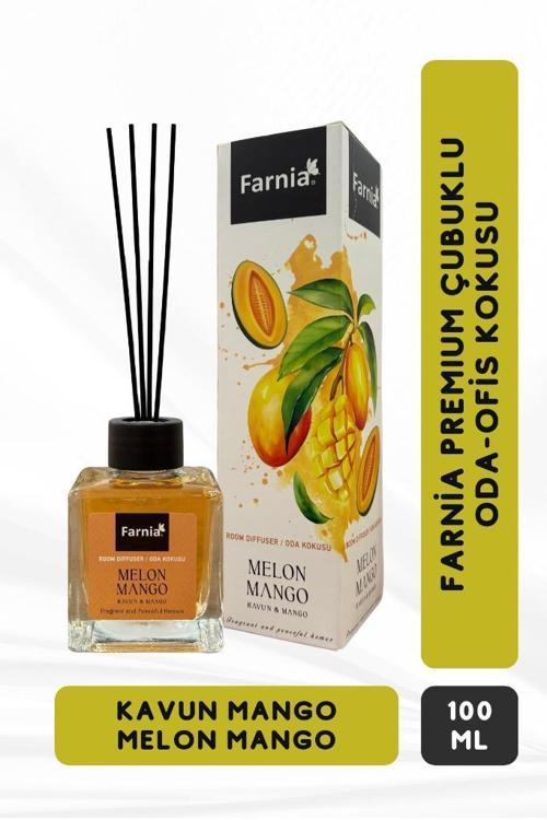 Premium Çubuklu Oda ve Ofis Kokusu 100 Ml Kavun Mango Melon Mango