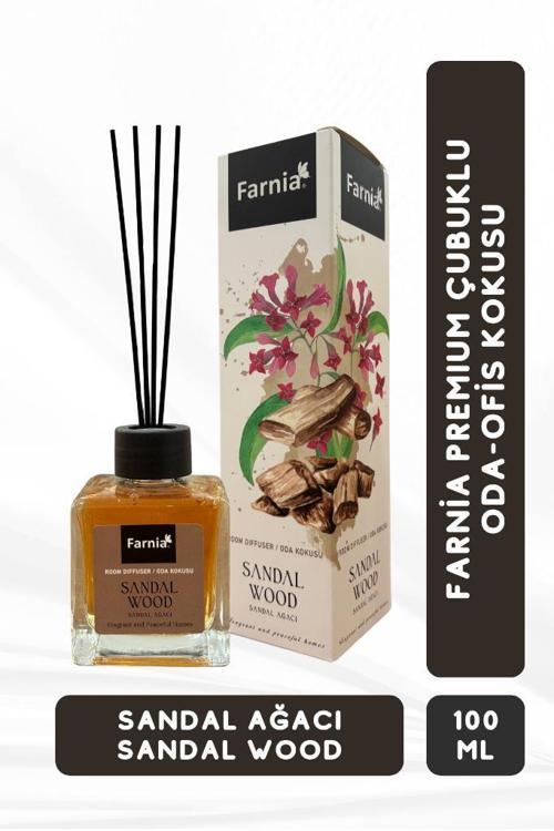 Premium Çubuklu Oda ve Ofis Kokusu 100 Ml Sandal Ağacı Sandal Wood