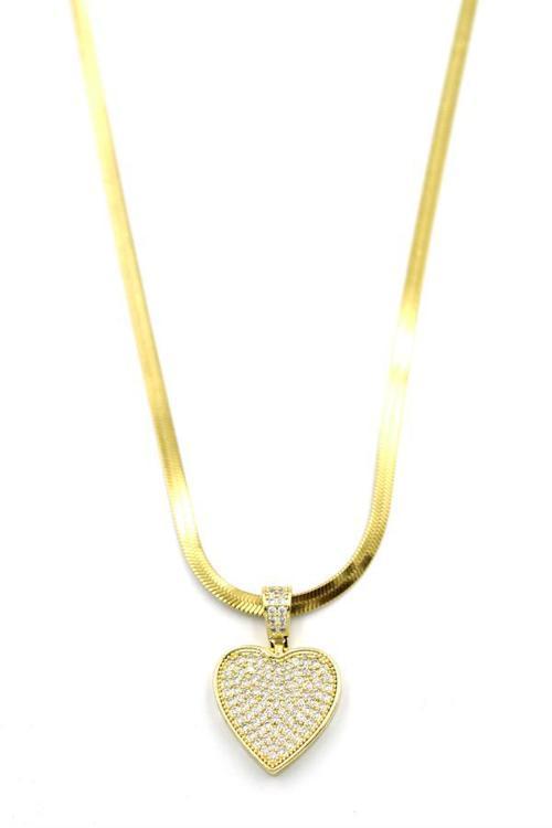 Kalp Kolye - 14K Altın