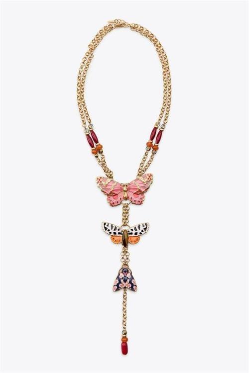 Kelebek Kolye - Altın