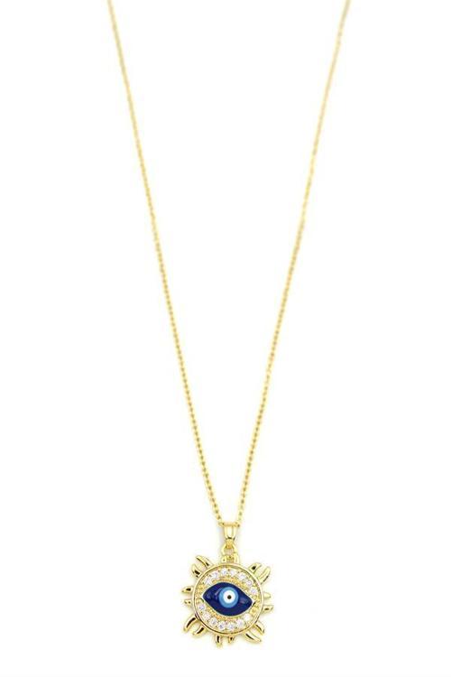 Güneş Kolye - Altın