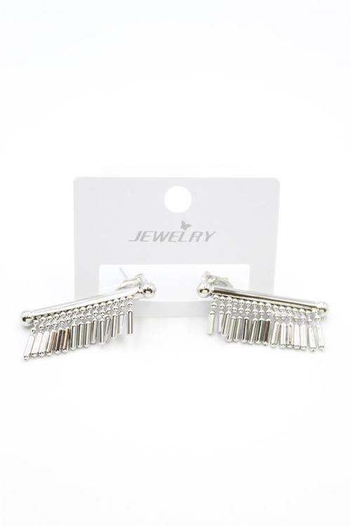 Çubuk Sallantılı Küpe - Gümüş