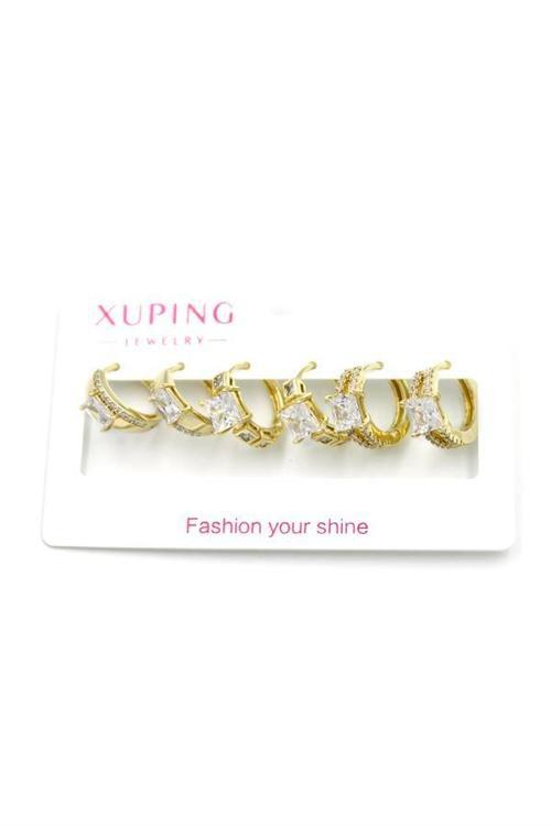 6'lı Xuping Küpe - Altın