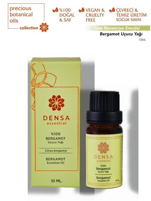 %100 Saf & Doğal Bergamot Uçucu Yağı 10 ml Buhurdanlık Difüzör Aromaterapi Mum Masajı Cilt Saç