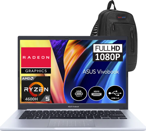 Vivobook 14 M1402IA Amd Ryzen 5 4600H 8GB 1TB Ssd 14" Windows11Home EK13602+ZettaÇanta