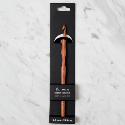 La Mia Rosewood 5.5 mm 15.5 cm Ahşap Yün Tığ