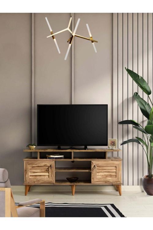 130 Cm Panjurlu Raflı Tv Sehpası