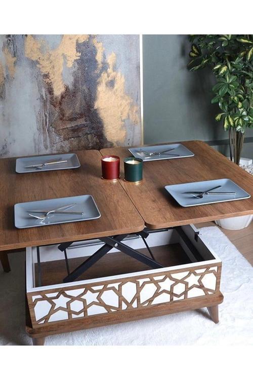 Akıllı Sehpa Sihirli Sehpa Yemek Masası Yer Sofrası