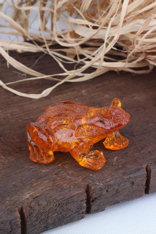 Reçine Kurbağa Figürü (3X6 CM) - 600010