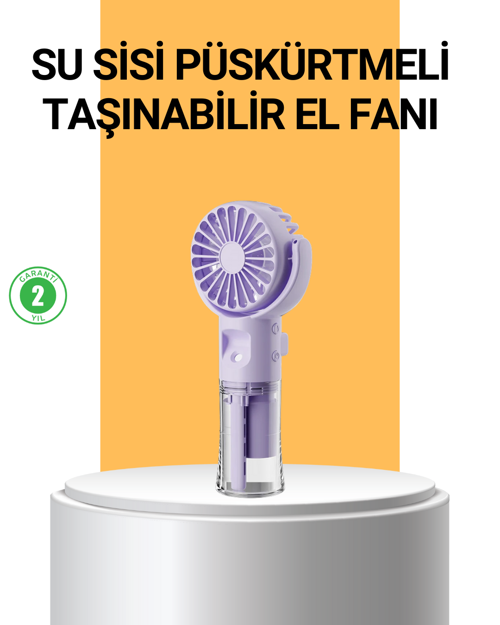 Taşınabilir Şarjlı Su Buharlı Mini Klima Fan
