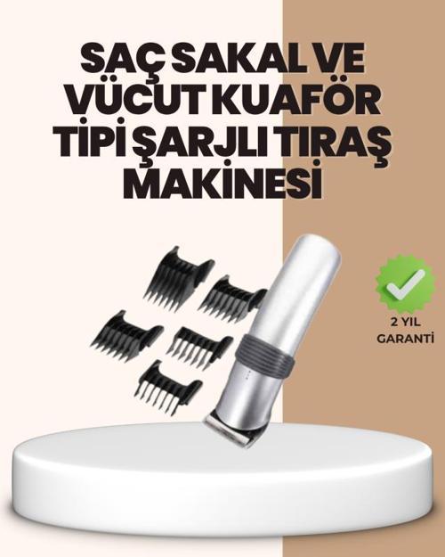 Tıraş Makinesi Temizlik ve Yağlama Setiyle Birlikte