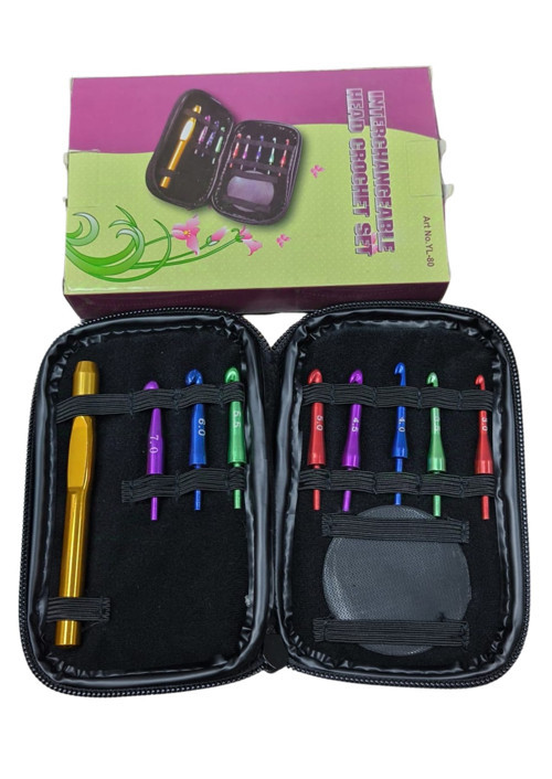 Ucu Değiştirilebilir Yün Tığ Set 9 Adet