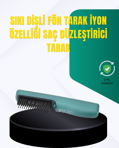 Taşınabilir Saç Düzleştirici Tarak – Termostat Kontrollü