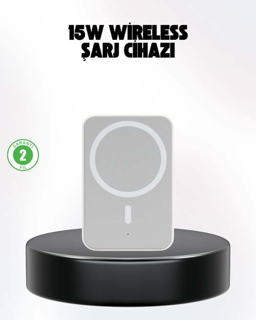 iPhone Serileri ile Uyumlu MagSafe Manyetik Araç Telefon Tutucu ve Şarj Cihazı