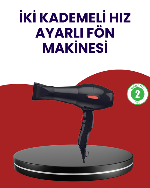 Profesyonel 2200W Saç Kurutma Makinesi Yüksek Performans