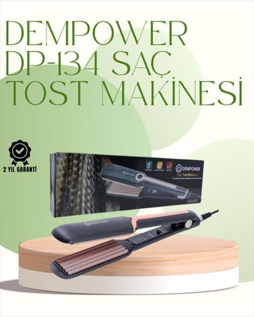 DP-134 Saç Tost Makinesi 220°C Isı Ayarlı, 360° Dönebilen Kablo