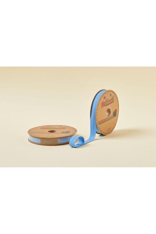 Biye Koton Katlı D60 Koyu Mavi 2 cm 25 Metre %65 Koton %35 Polyester