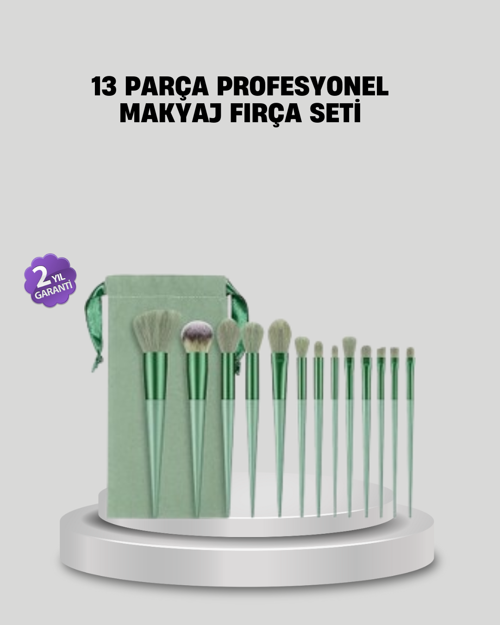 Profesyonel Makyaj Fırça Seti Yumuşak Kıllı Taşınabilir Çantalı