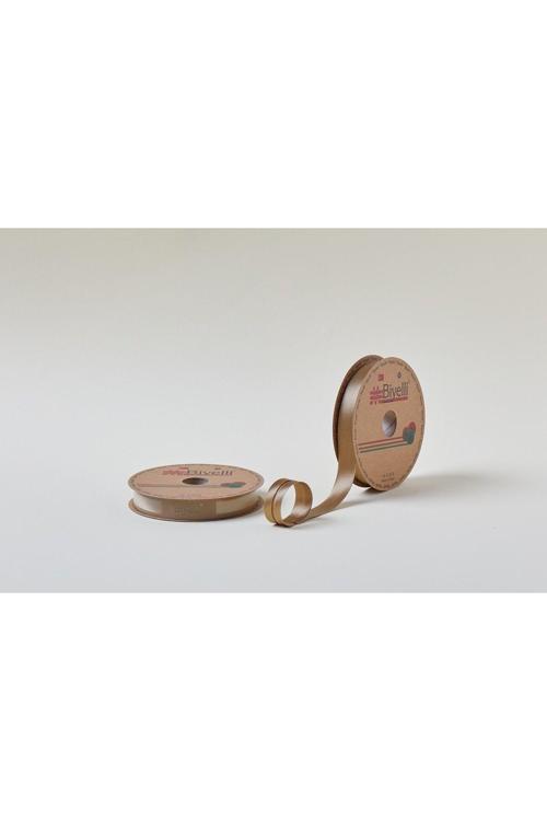 Biye Saten Katlı 033 Hardal 2 cm 25 Metre %100 Polyester