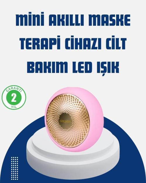 LED Işık Terapisi ve Termoterapi Özellikli Hızlı Cilt Bakım Cihazı
