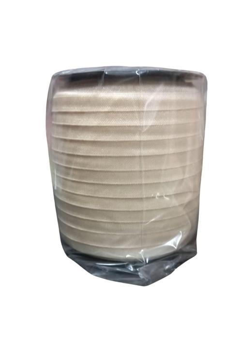 Çamaşır Lastiği Düz 1 cm  75 Metre 1 Top Krem