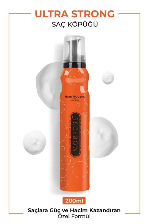 Ultra Strong Saç Köpük 200 ML - Ultra Güçlü Tutuş - mrfs