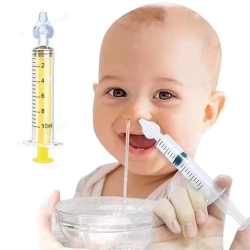 BUFFER® Yeniden Kullanılabilir, Manuel Burun Temizleyici 10ml Kapasiteli Burun Açıcı Şırınga