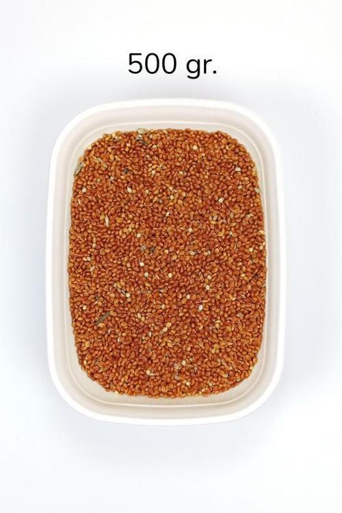 Kırmızı Darı Sade Tozsuz Doğal Taze Kuş Yemi - 500 gr