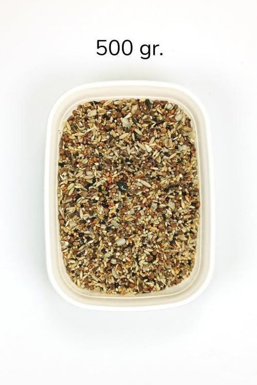 Tüm Kuşlar İçin Doğal Taze Sağlık Tohumu Karışımı - 500 gr