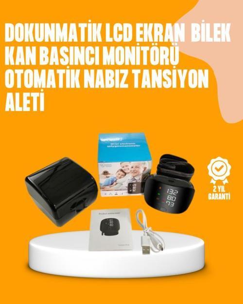 Dijital bilekten tansiyon ölçüm cihazı LCD