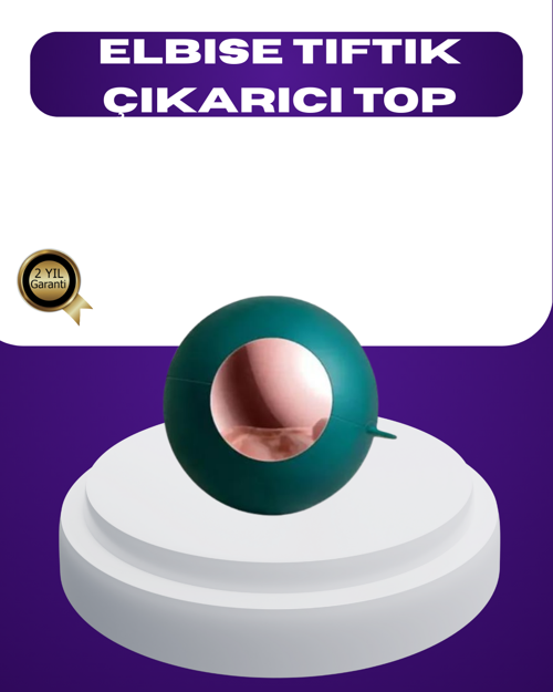 Elbise Tiftik Çıkarıcı Top – Yeniden Kullanılabilir ve Yıkanabilir