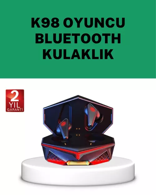 Bluetooth 5.0 Kablosuz Kulaklık Uzun Pil Ömürlü