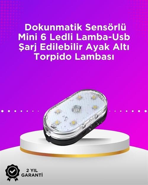 Kablosuz Manyetik Montajlı Araba İçin 7 Renkli Ambiyans Işığı Seti