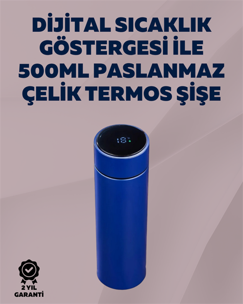 12 Saat Sıcak, 24 Saat Soğuk Tutabilen Paslanmaz Termos