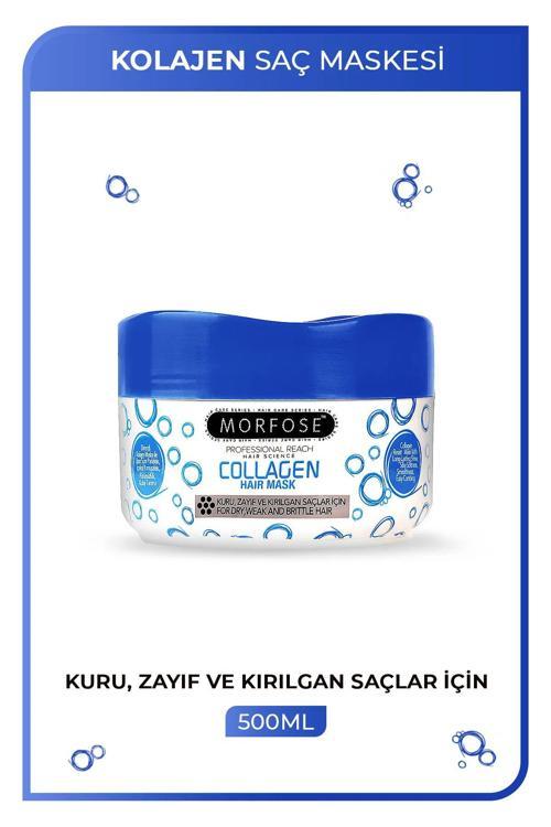 Kolajen Saç Maskesi 500 ML - Zayıf ve Kırılgan Saçlar İçin - mrfs