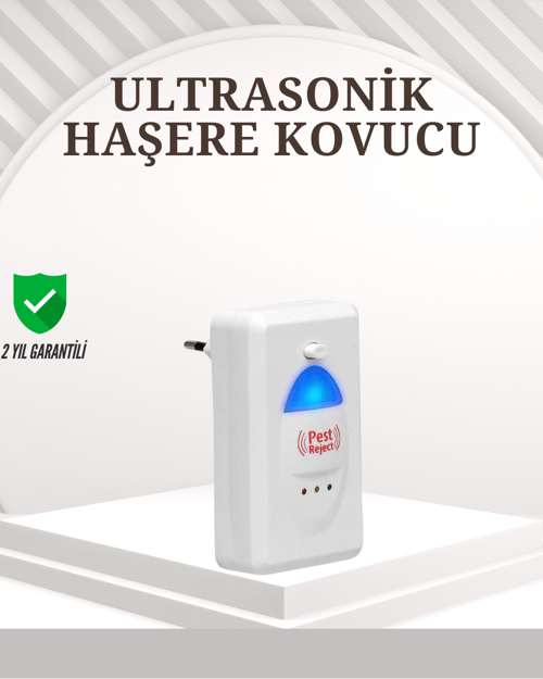 Ultrasonik Teknolojili Elektronik Haşere Kovucu