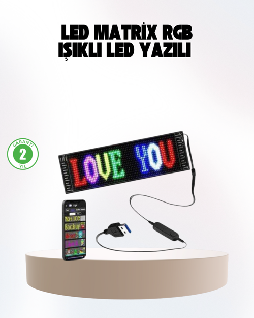 Şık ve Fonksiyonel RGB LED Panel Canlı Renk Yansımalı Işık Sistemi