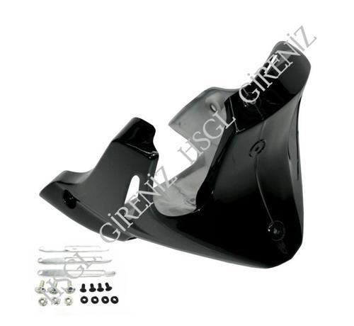 Motosiklet Motor Alt Rüzgarlık Siyah  CG Uyumlu Dayanıklı Alt Koruma ve Rüzgâr Kesici Parça