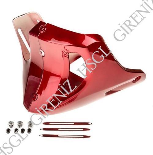 Motosiklet Motor Alt Rüzgarlık Kırmızı  CG Uyumlu Sportif Alt Koruma ve Rüzgâr Kesici Parça