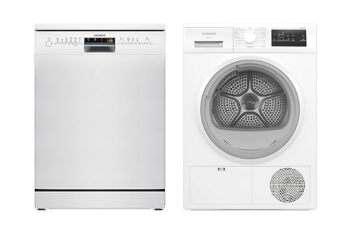 2 Li Beyaz Eşya Paketi - SN216W00DT 6 Prog. Bulaşık Makinası - WT00H200TR 8 Kg Kurutma Makinesi