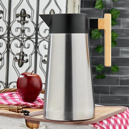 2LT BAMBU SAP ÇELİK TERMOS INOX SERİSİ 12 SAAT SICAK - 24 SAAT SOĞUK ÇİFT CONTALI KAPAK (5250)