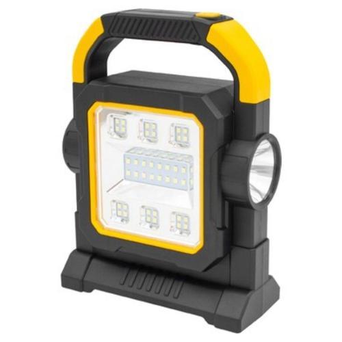 BUFFER® HelloCloud Şarjlı Solar LED Çalışma Işığı | USB Çıkışlı Taşınabilir Projektör Lamba